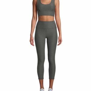 Varley Green High Rise Crop Leggings